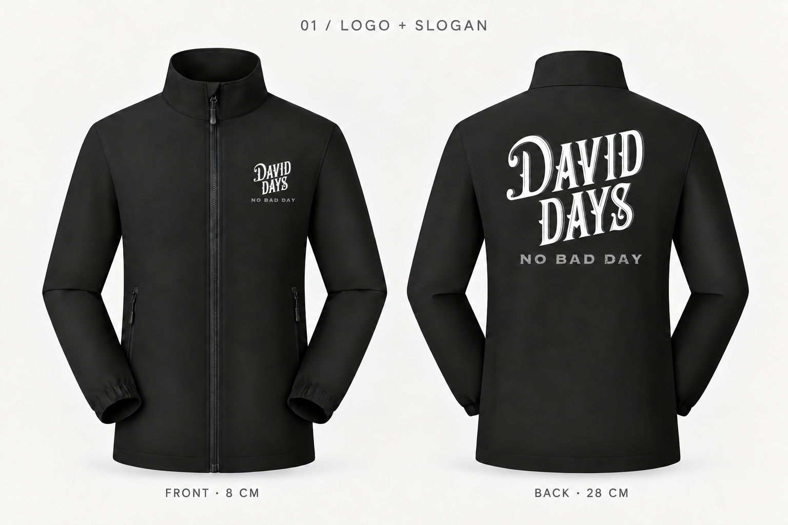 David Days Rock Matte Max Hold Wind & Rain Jacket DJK01 - Gallery 01