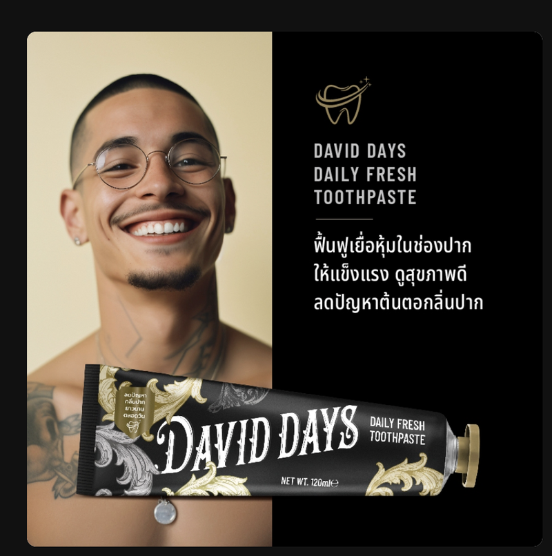 David Days Daily Fresh Toothpaste