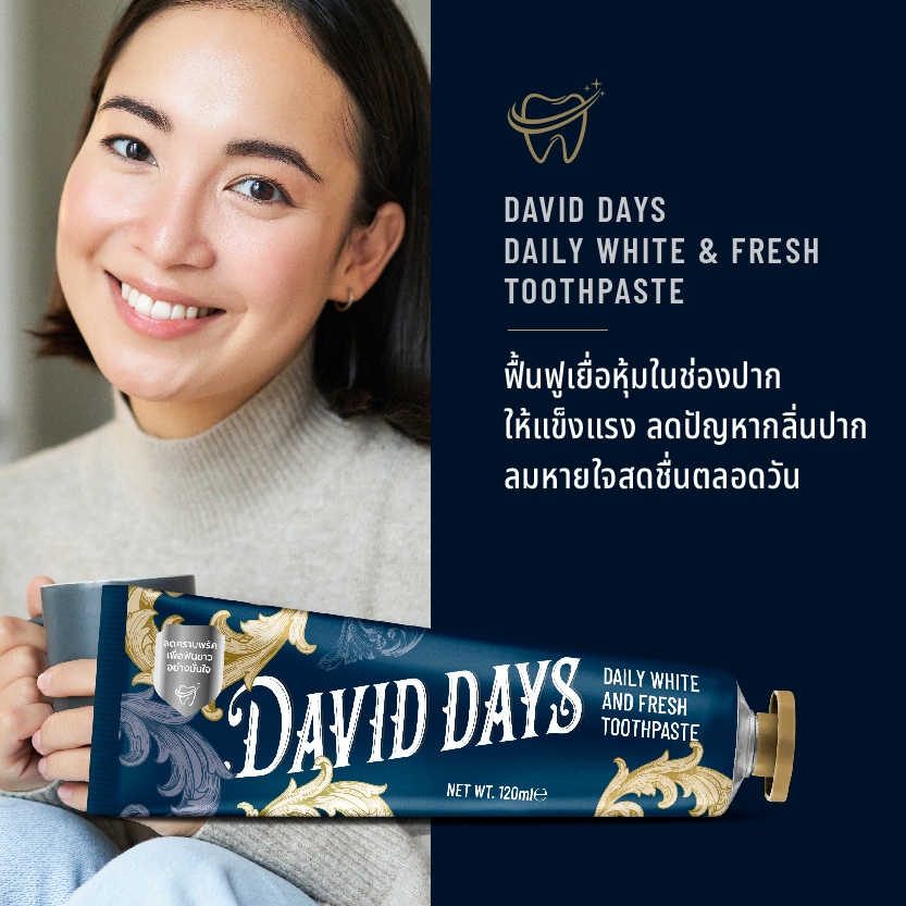 David Days Daily White & Fresh Toothpaste